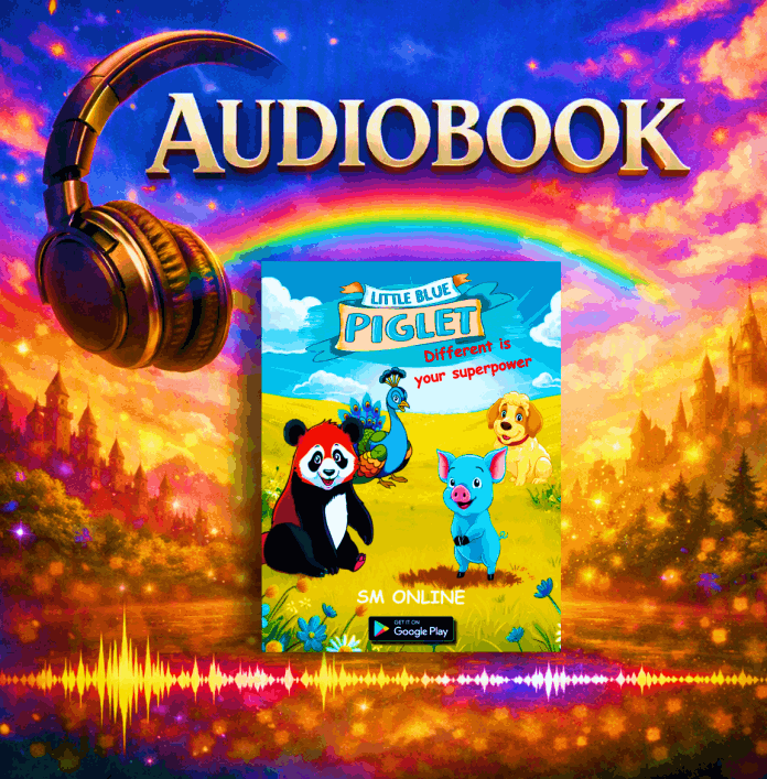 The Little Blue Piglet Audiobook - Children's Bedtime Storybook for Grade R to 6